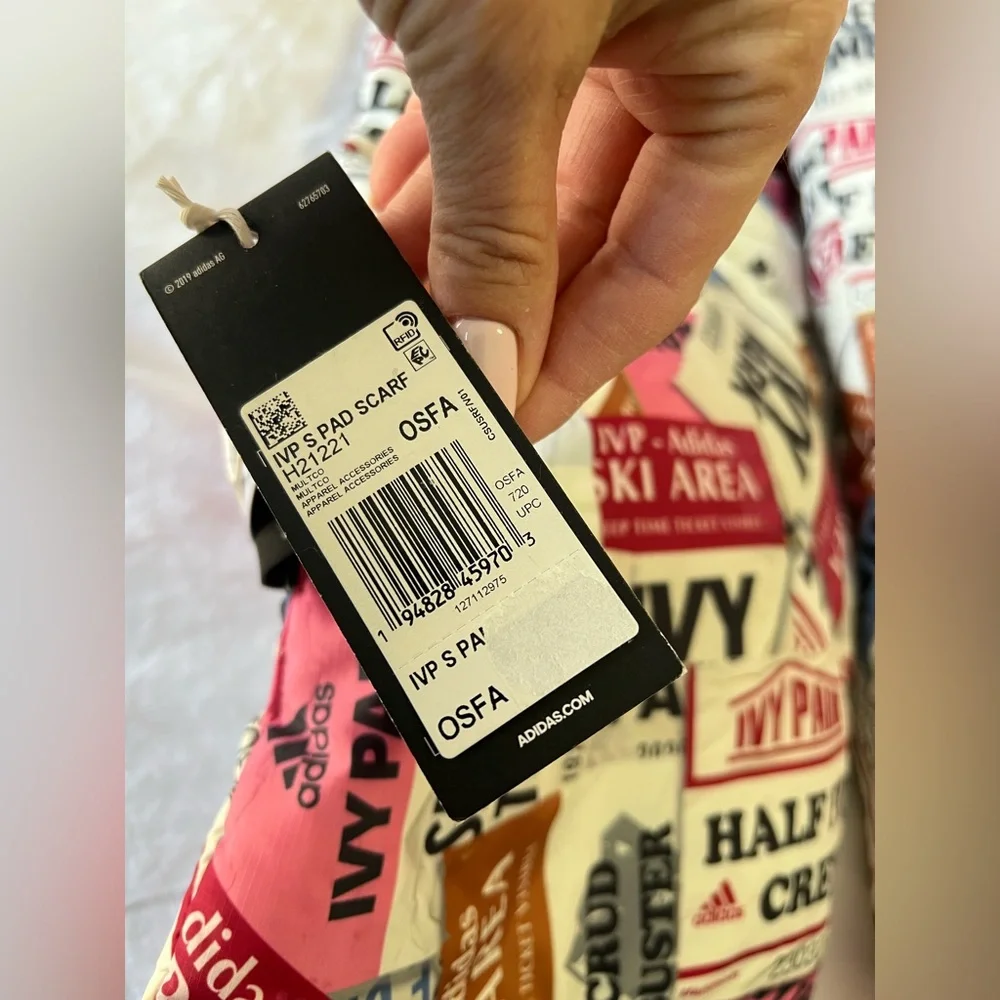 Adidas x Ivy Park | Quilted Puffer Print Logo Scarf | Contemporary OS NWT